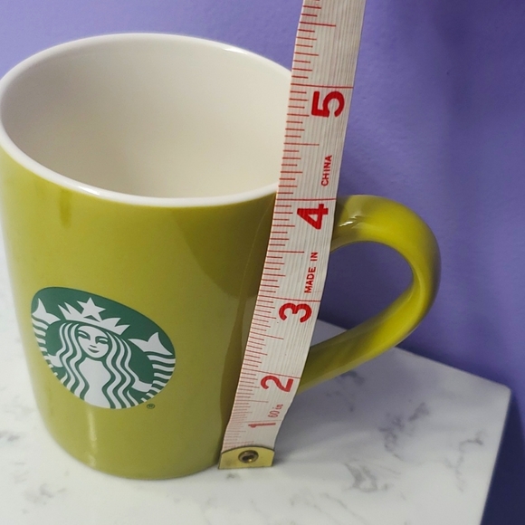 ☕️ Starbucks Olive Green ceramic 2021  Coffee mug 🌟  ☕️  💚 4" height,10 oz - Picture 6 of 6